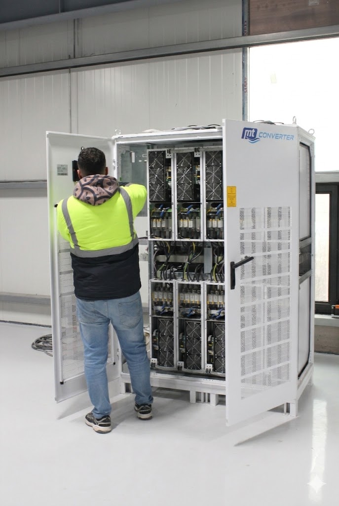 ENCLOVE power cabinets undergoing final testing